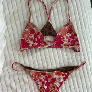 Acacia Swimwear Pink Floral Set
